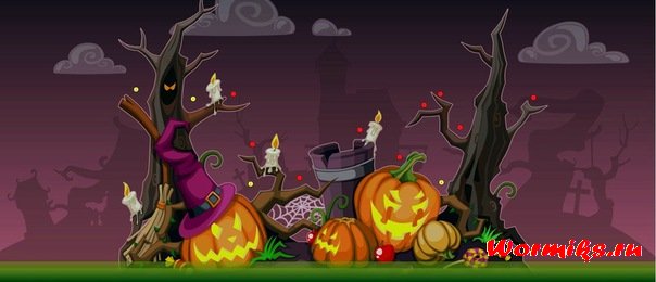 хеллоуин вормикс новая карта